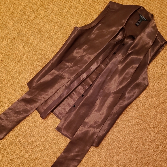 Ralph Lauren shimmery sleeveless blouse - Picture 2 of 6
